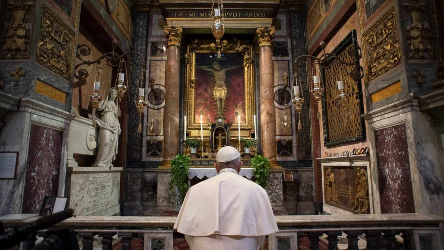 La Semana Santa blindada del Papa: ni Vía Crucis en el Coliseo ni lavado de pies