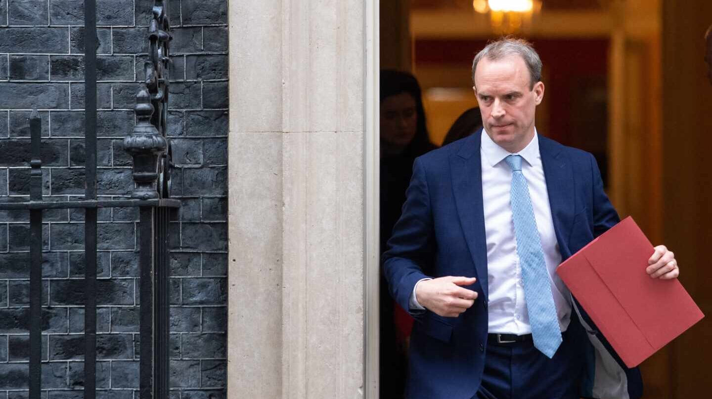Raab en el puesto de Johnson