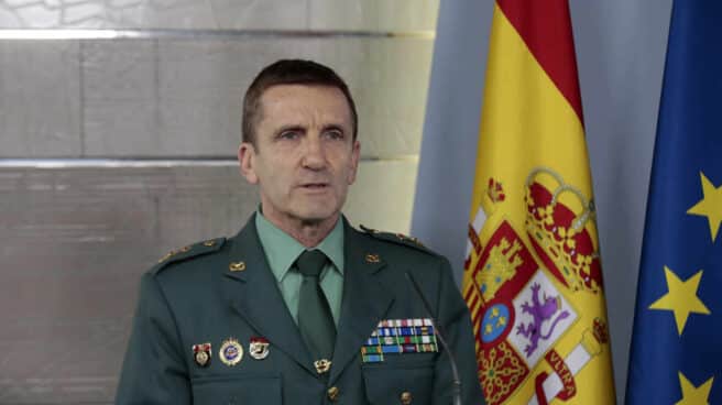 El Jefe del Estado Mayor de la Guardia Civil, general José Manuel Santiago.