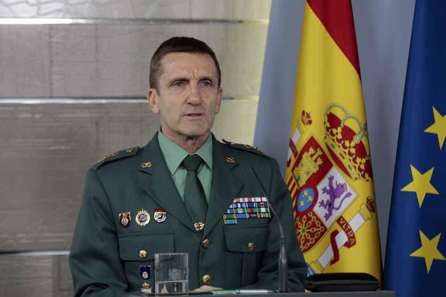 El Jefe del Estado Mayor de la Guardia Civil, general José Manuel Santiago.