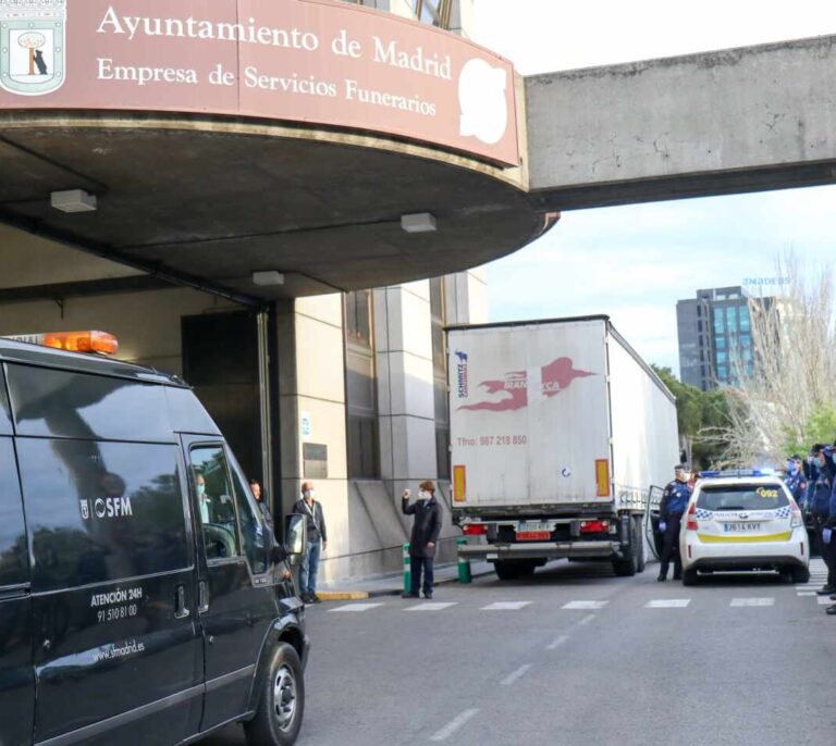 Madrid avisa que las cifras de muertos en la capital multiplican por seis a las de 2019