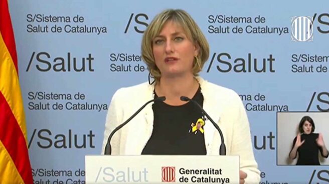 Alba Vergés, consejera de Salud de Cataluña.
