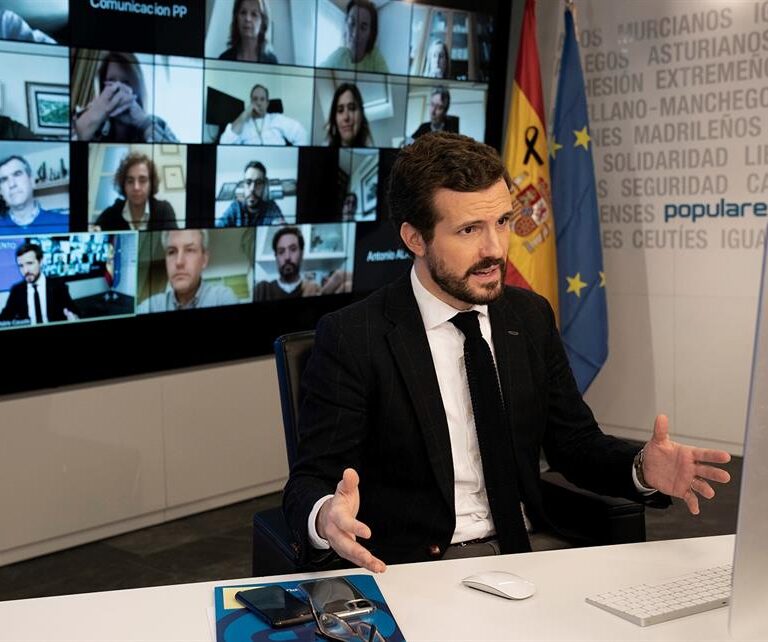 Casado exige control parlamentario y "eficacia" a Sánchez a cambio de su apoyo