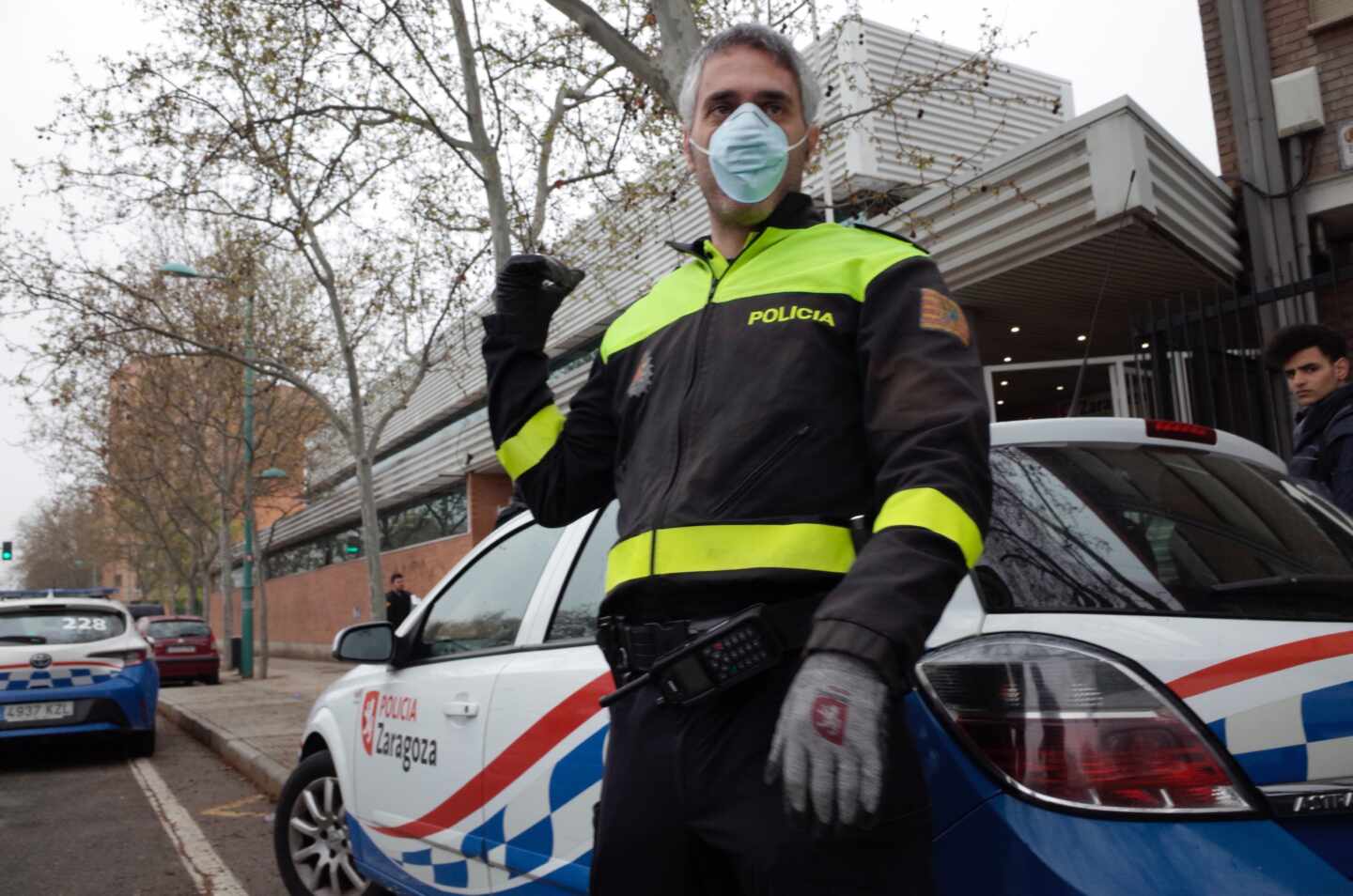 Un agente de la Policía Local de Zaragoza.