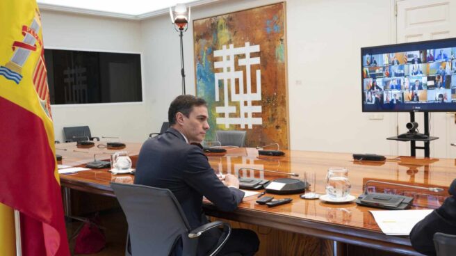 Reunión de Pedro Sánchez con los presidentes autonómicos.