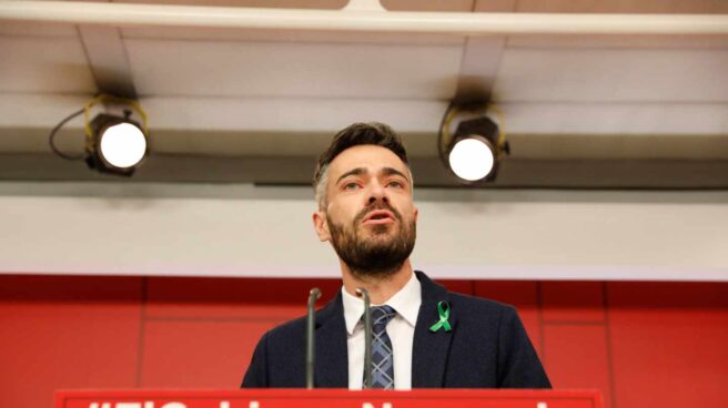 El diputado socialista Felipe Sicilia, en un acto de su partido.
