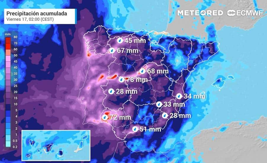 Se avecina un episodio de tormentas fuertes