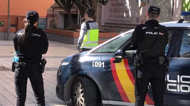 Agentes de la Policía Nacional, durante un servicio.