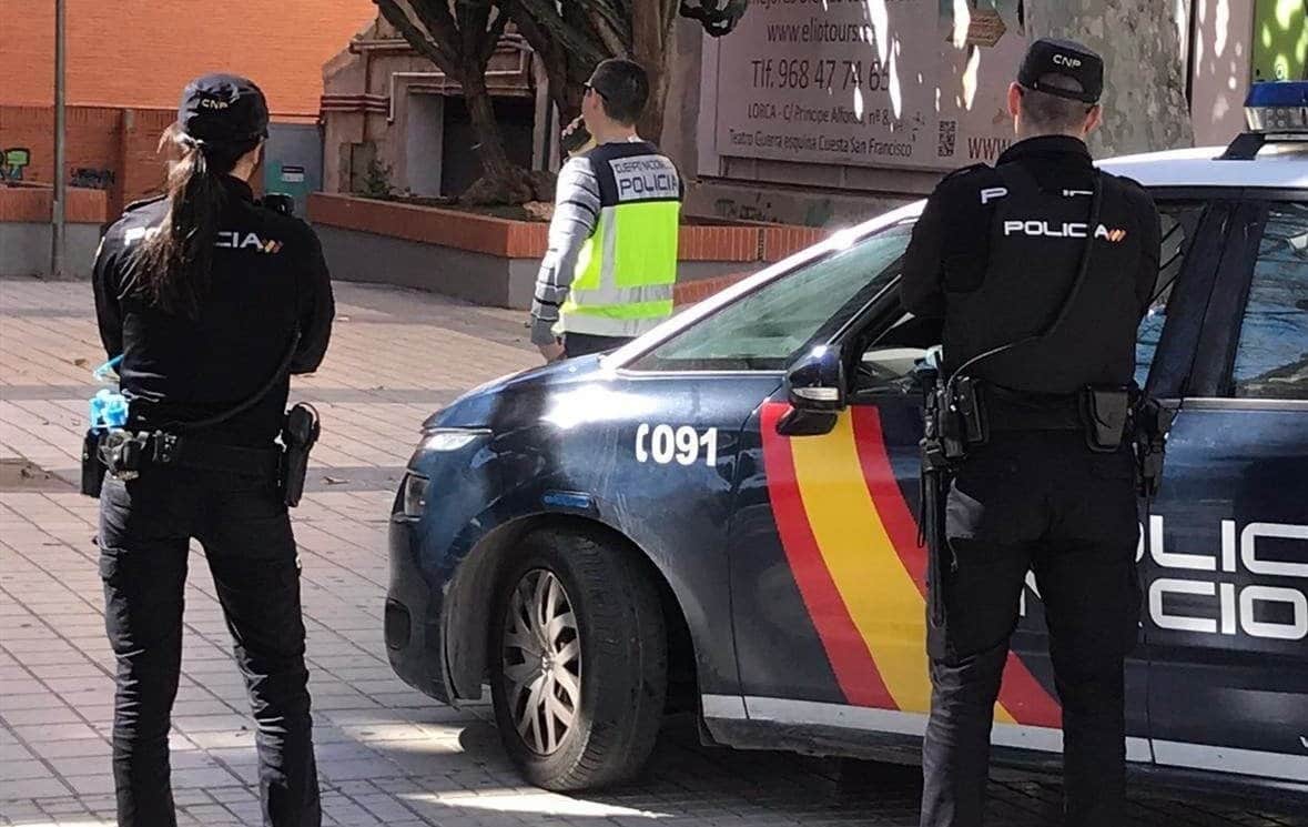 Agentes de la Policía Nacional, durante un servicio.