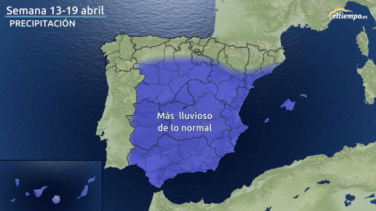 Gracias a una borrasca esta semana se cumplirá el dicho: “en abril aguas mil”