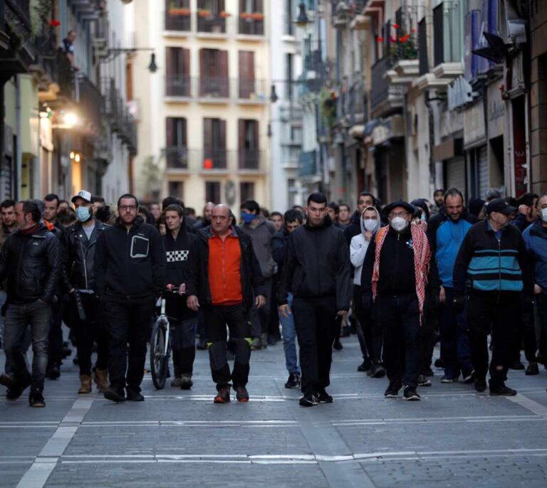 Nueva manifestación en Pamplona en apoyo a un etarra