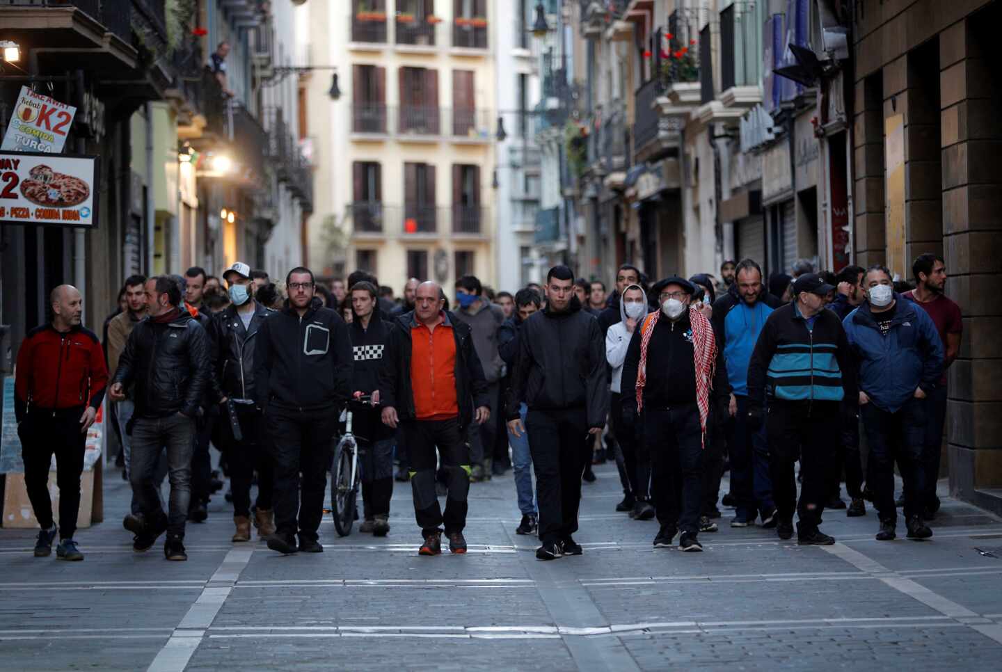 Nueva manifestación en Pamplona en apoyo a un etarra