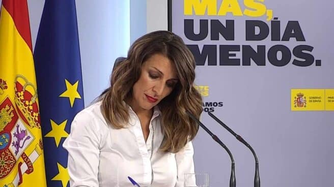 Yolanda Díaz, ministra de Trabajo.