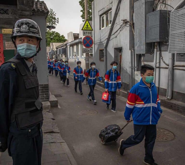 La segunda vuelta al 'cole': China recupera la normalidad
