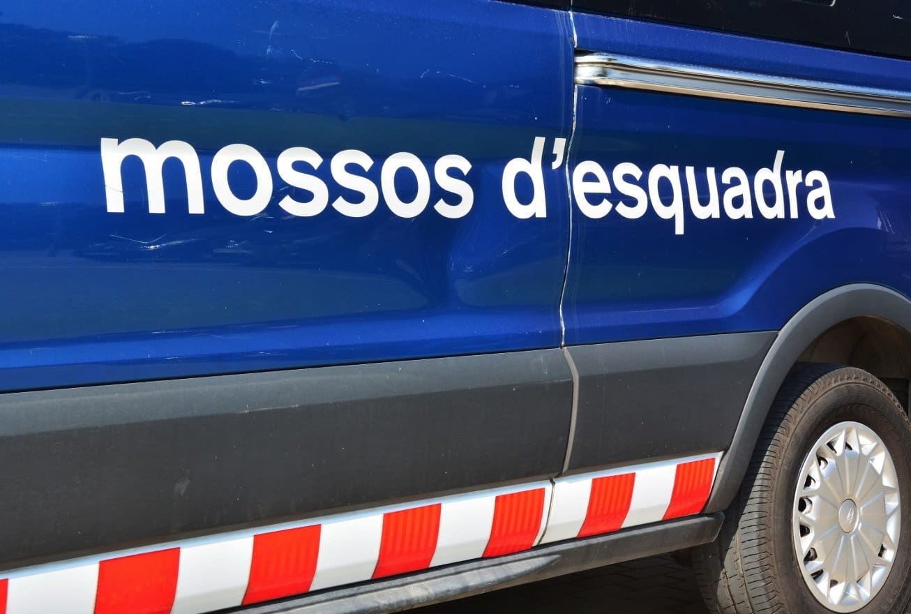 Vehículo de los Mossos d'Esquadra.