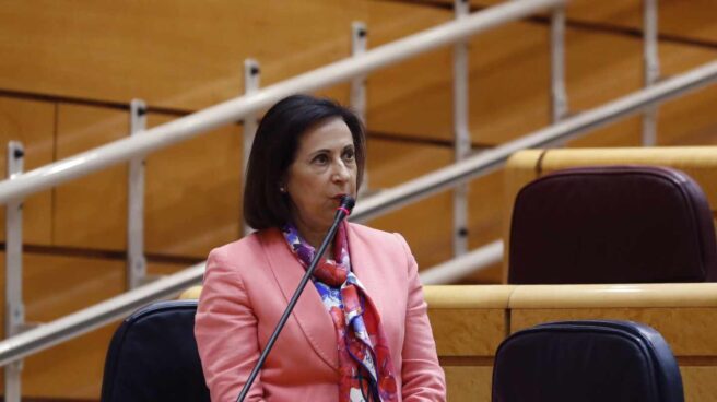 Margarita Robles, ministra de Defensa, en el Senado.