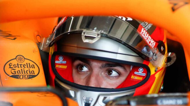 Carlos Sainz durante los test de pretemporada