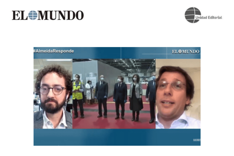 Almeida confía en que en junio puedan hacerse reuniones en casa en Madrid