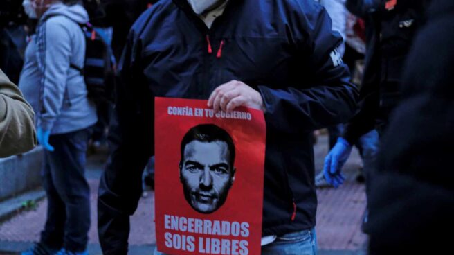Protesta en Núñez de Balboa (Madrid).
