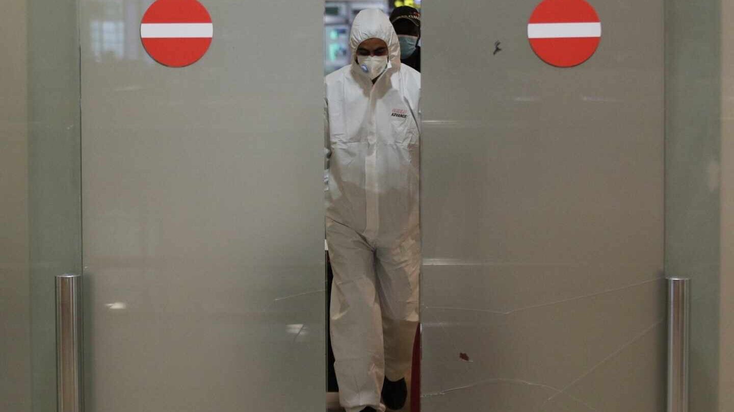 Extranjero llegada aeropuerto coronavirus