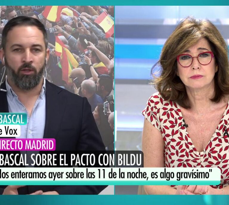 Abascal cree que el acuerdo con Bildu demuestra que Sánchez está "dispuesto a todo" por su "ambición de poder"