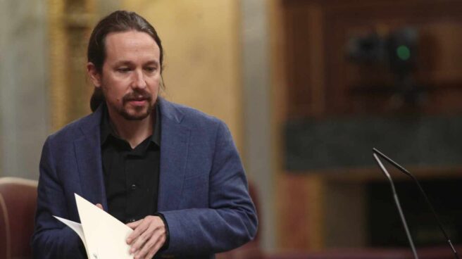 Pablo Iglesias, en el Congreso.