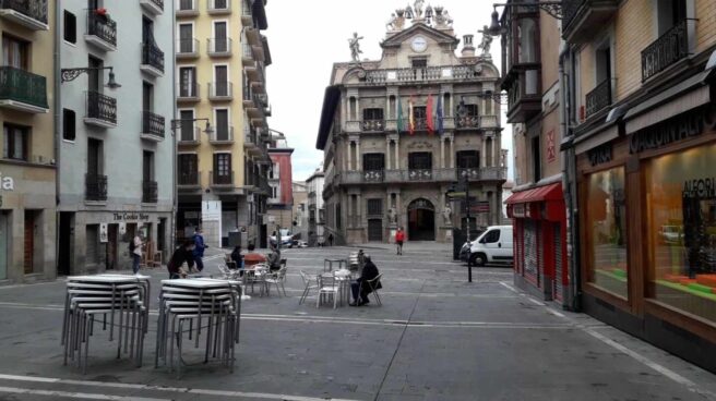 Apertura de terrazas en Pamplona.