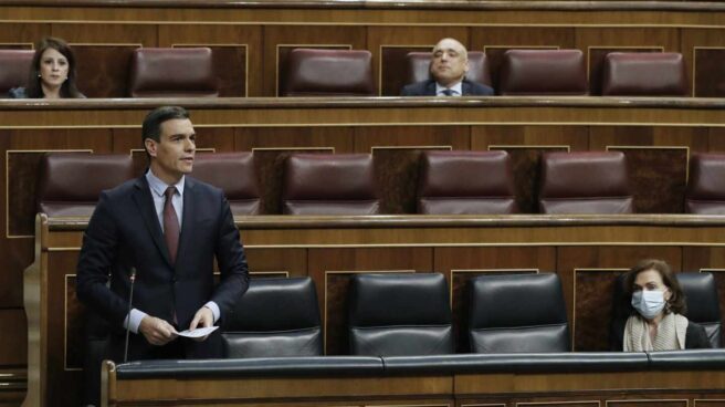 Pedro Sánchez, en el Congreso de los Diputados.