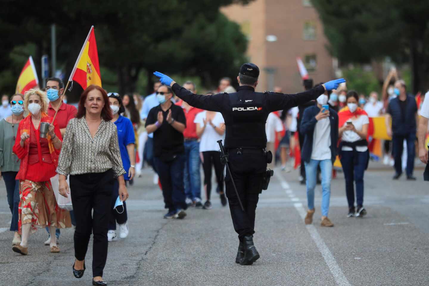 El Supremo envía a la Justicia catalana la autorización de las manifestaciones de Vox