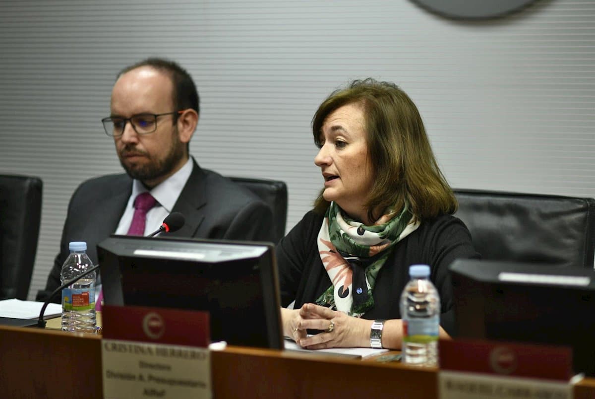 La presidenta de la AIReF, Cristina Herrero.