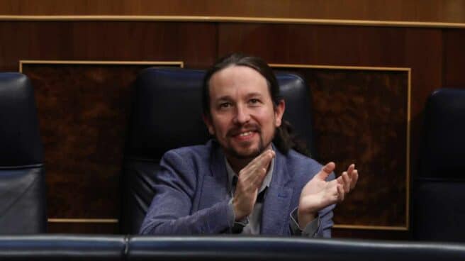 Pablo Iglesias, en el Congreso.
