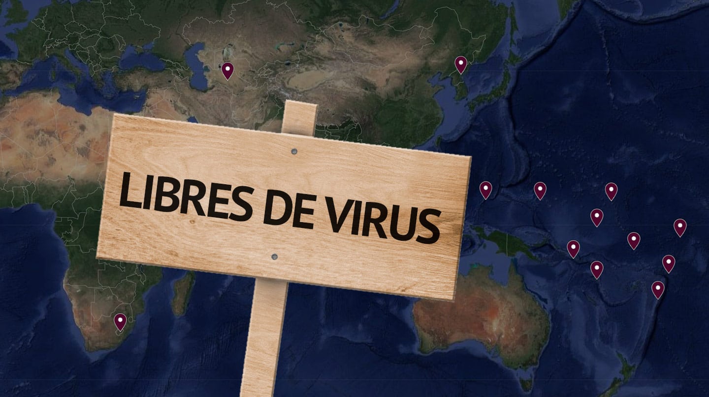 Los países que dicen librarse del coronavirus