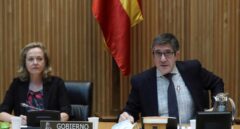 Nueva bronca en la comisión de Reconstrucción entre Patxi López, Vox y el diputado comunista Enrique Santiago