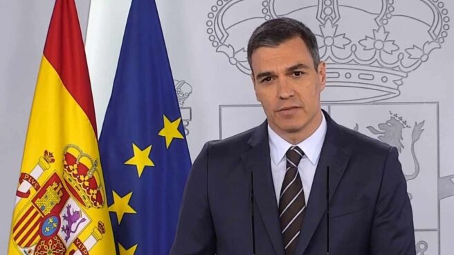Pedro Sánchez, este sábado en rueda de prensa.Pedro Sánchez, este sábado en rueda de prensa.