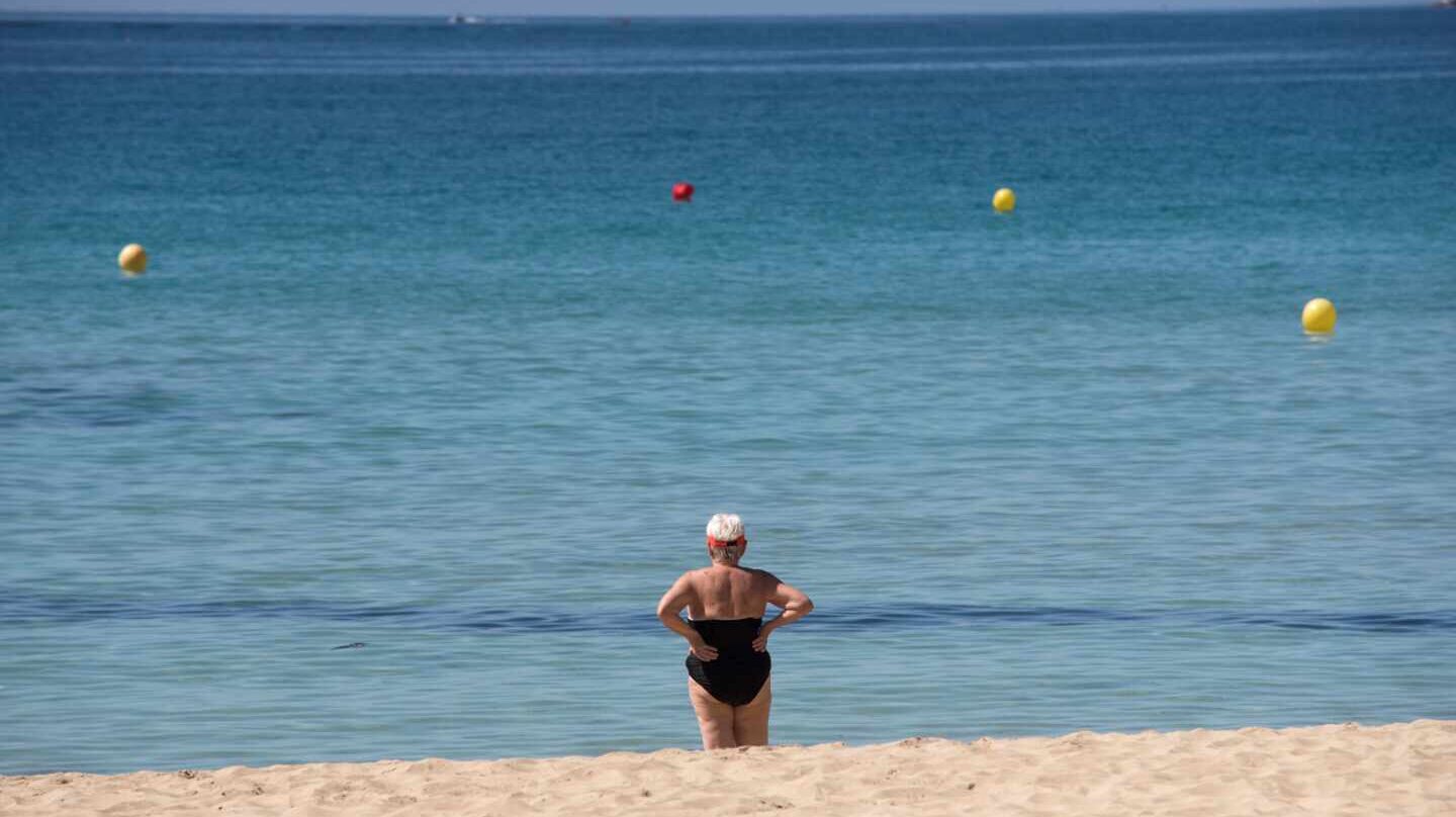 La playa de Cala Mayor, en Mallorca.