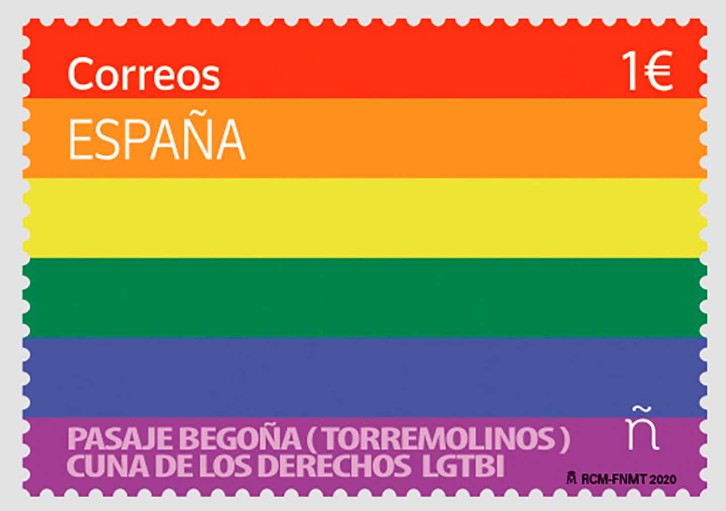 Correos recauda 16.174 euros con la venta de 12.874 sellos del Orgullo LGTBI