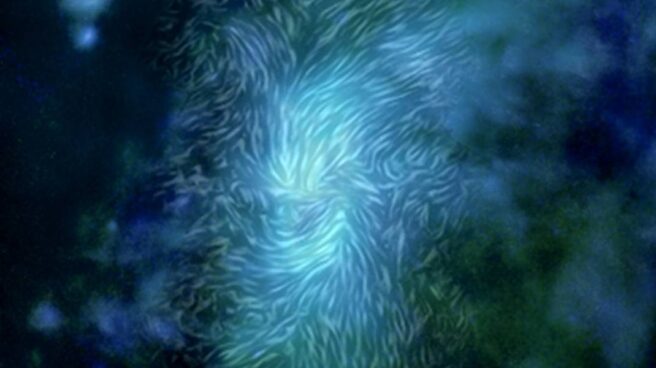 Imagen compuesta de la región central de nuestra galaxia, conocida como Sagitario A