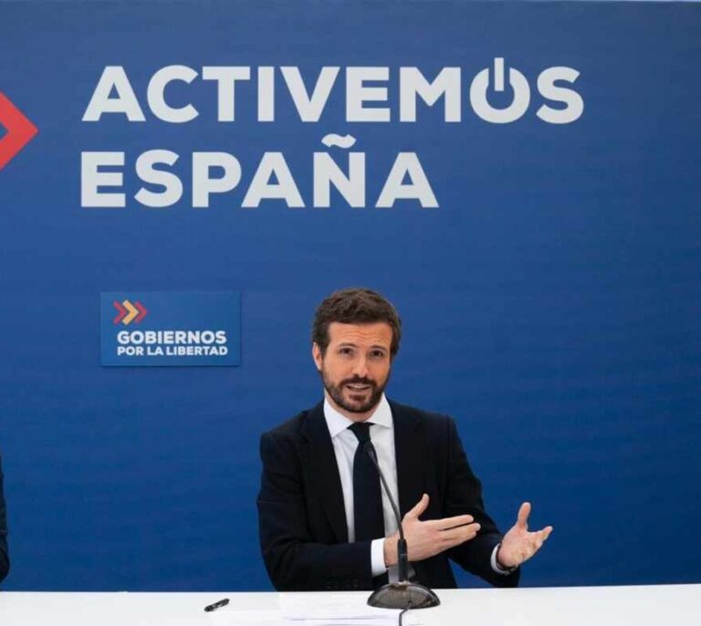 Casado ofrece a Sánchez acordar un plan jurídico para no recurrir de nuevo al estado de alarma si hay un rebrote