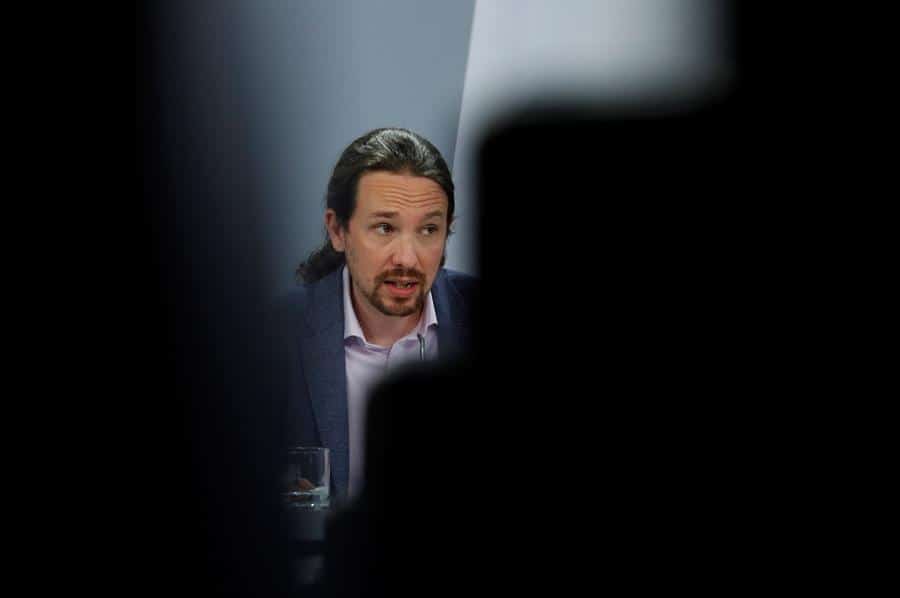 El vicepresidente del Gobierno, Pablo Iglesias.