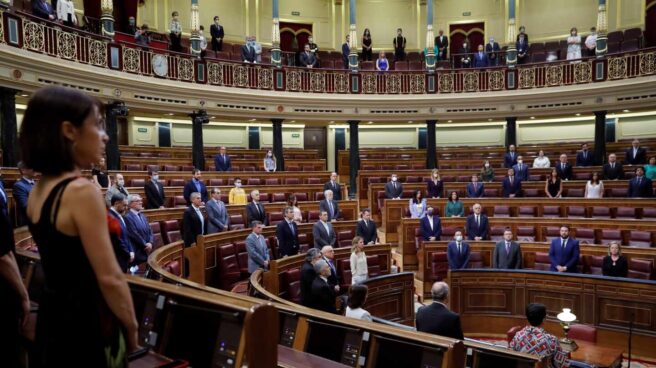 Homenaje a las víctimas del terrorismo en el Congreso.