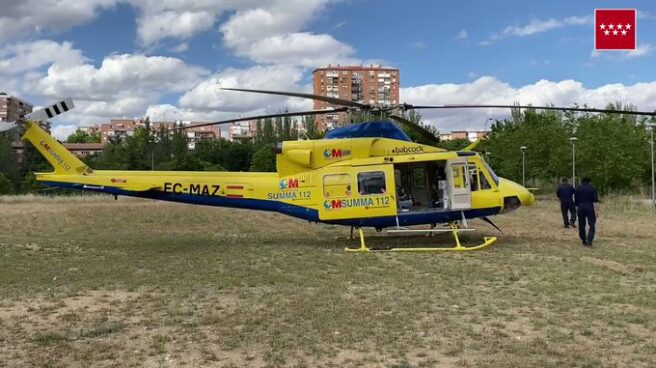 Helicóptero del SUMMA 112 de la Comunidad de Madrid.