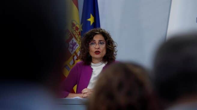La ministra portavoz, María Jesús Montero.