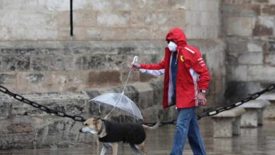 Llega la borrasca 'Álex' con descenso de las temperaturas, lluvias y fuertes rachas de viento