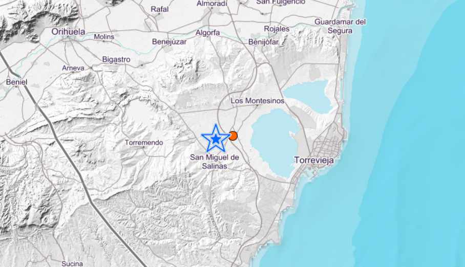 Registrado un terremoto de 3,1 grados en varias localidades de Alicante