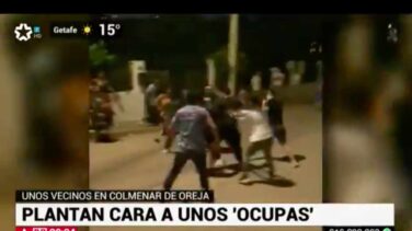Batalla campal entre vecinos y okupas en Colmenar de Oreja (Madrid)
