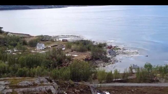 Corrimiento de tierras en Noruega