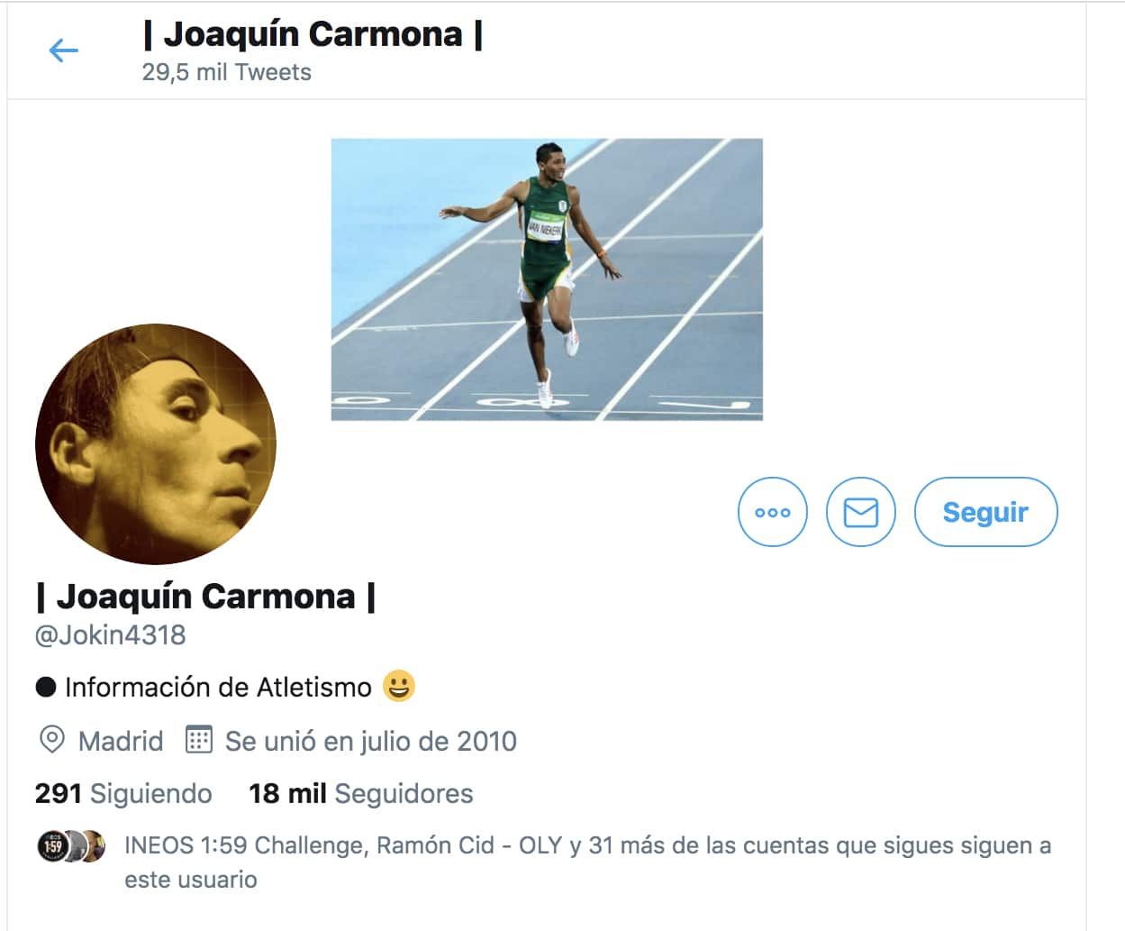 Una de las personas que más saben  de atletismo en España es un 'sintecho': la increíble historia de Joaquín Carmona