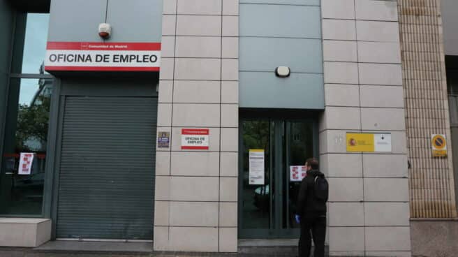 Una oficina de empleo en Madrid.