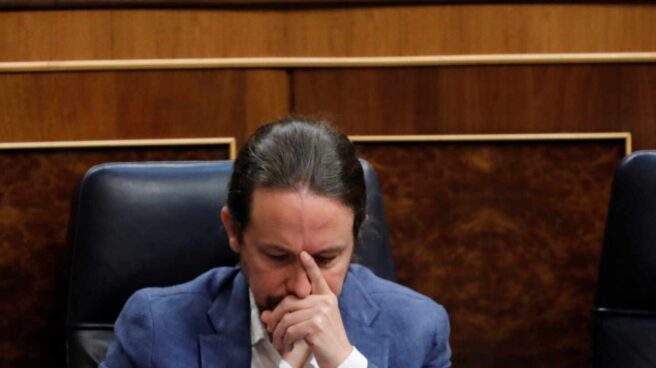 Pablo Iglesias, en el Congreso.