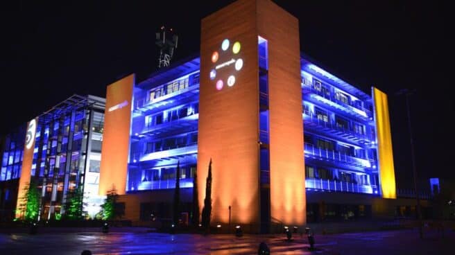 Edificio de Mediaset en el barrio de Fuencarral (Madrid)